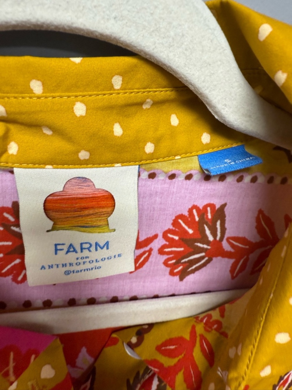 Farm Rio Tie-Waist Midi Shirt Dress - Picture 5 of 7